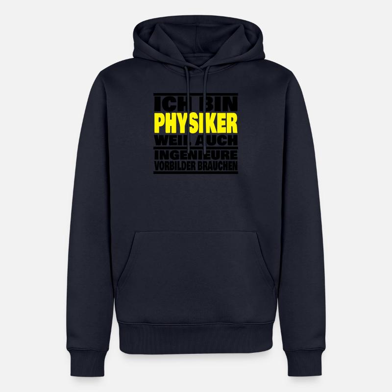 lustiger Spruch Physiker Abschluss Geschenk Idee - Männer Premium Bio Hoodie - Navy