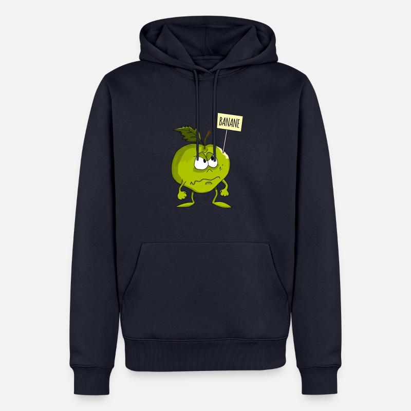 Apfel oder Banane? - Männer Premium Bio Hoodie - Navy