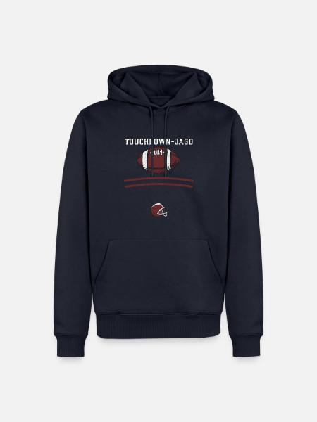 Touchdown-Jagd - Football - Männer Premium Bio Hoodie - Navy