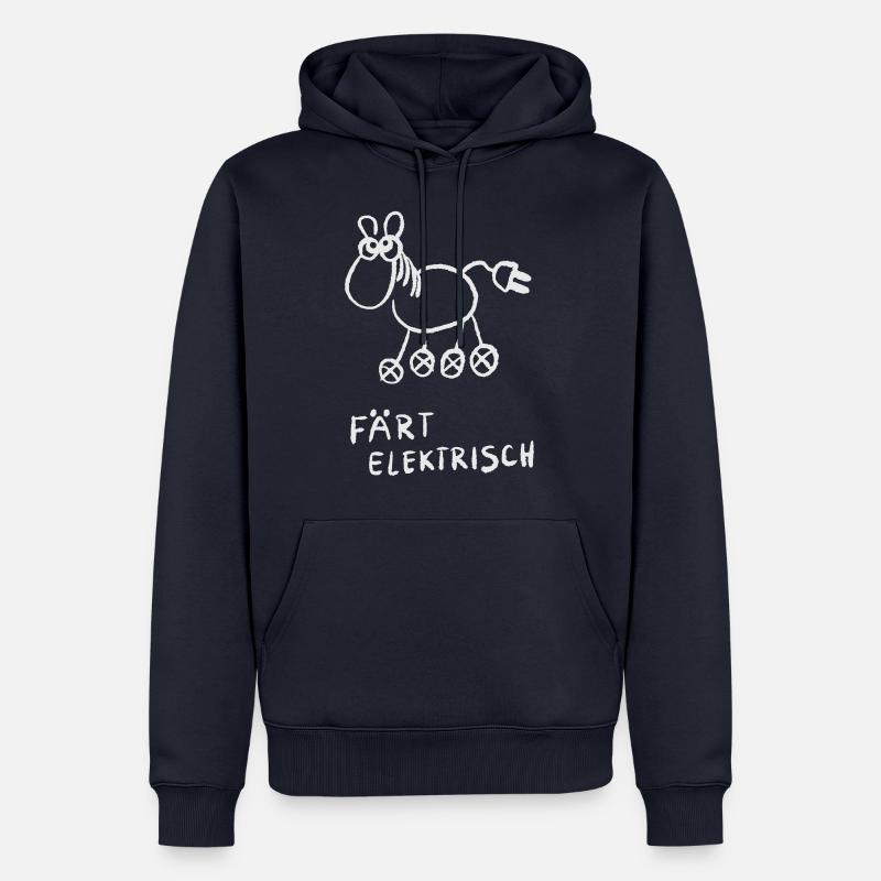 Färt Elektrisch - Männer Premium Bio Hoodie - Navy