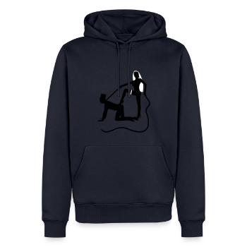 Hochzeit Ehe Junggeselle Junggesellenabschied Game - Männer Premium Bio Hoodie - Navy - Vorne - Nico (187cm)