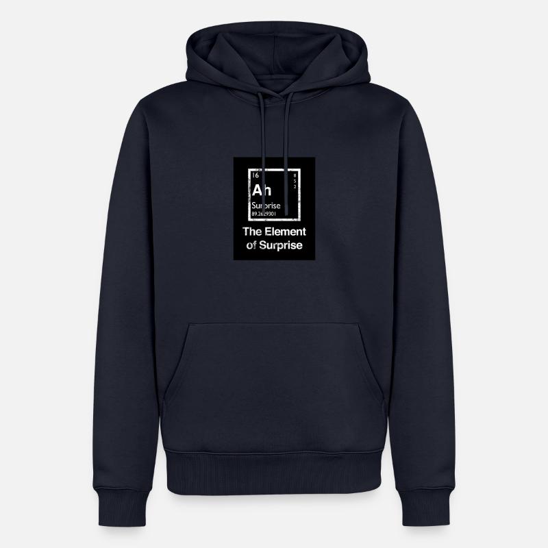 Das Element der Überraschung - Männer Premium Bio Hoodie - Navy