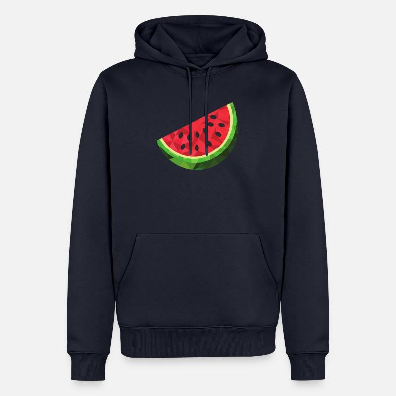Pastèque pastèque - Sweat à capuche Premium bio Homme - bleu marine