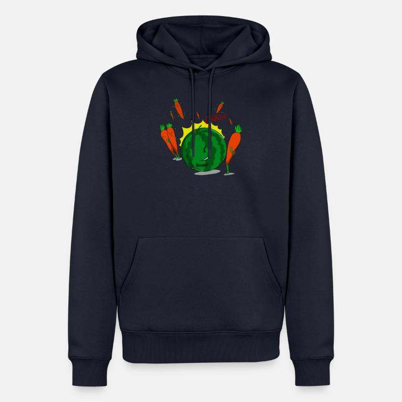 Melonen Bowling - Männer Premium Bio Hoodie - Navy
