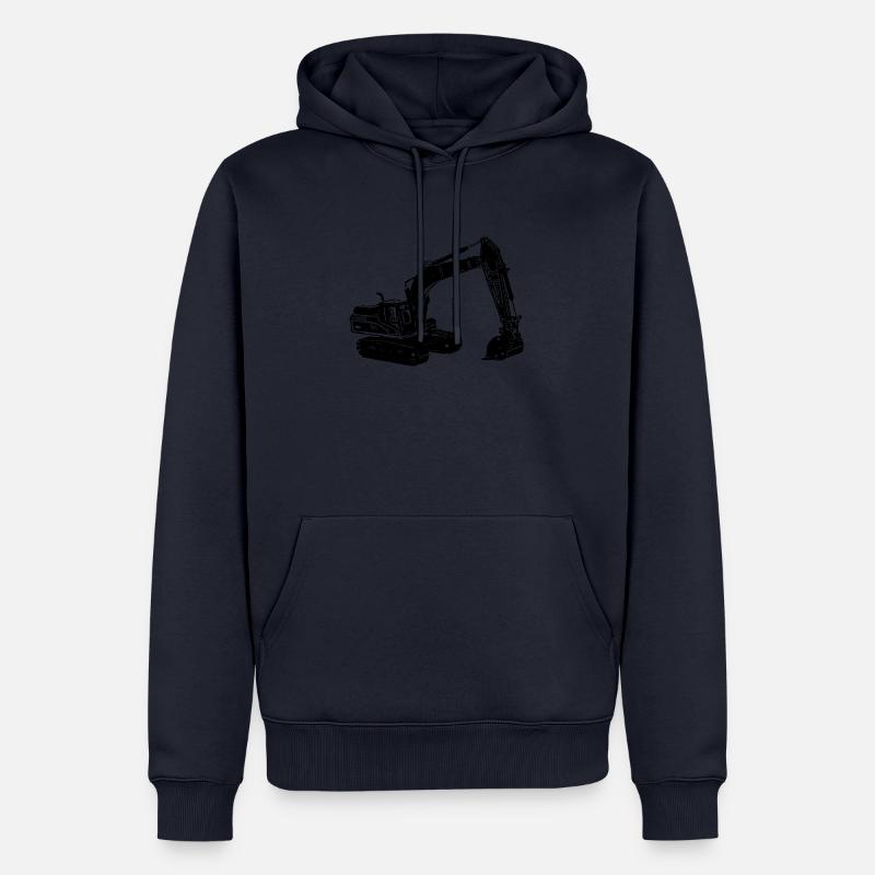 Bagger Baggerfahrer - Männer Premium Bio Hoodie - Navy