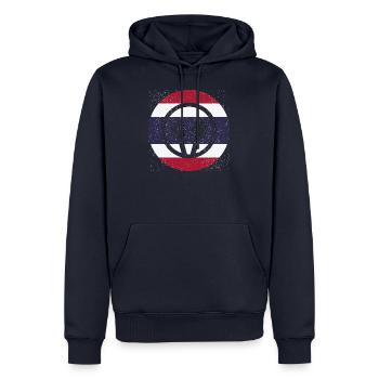 Thaïlande cuisine cuisson cadeau de la cuisine thaïlandaise - Sweat à capuche Premium bio Homme - bleu marine - Devant - Nico (187cm)