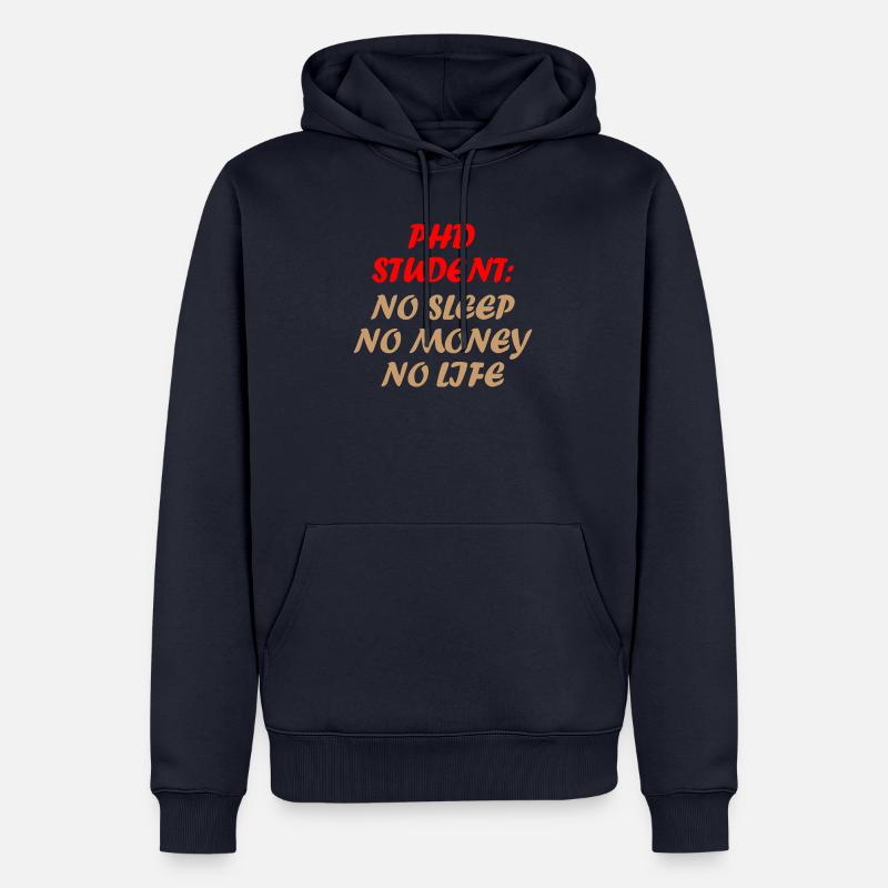 Phd Student Abschluss Geschenk - Männer Premium Bio Hoodie - Navy