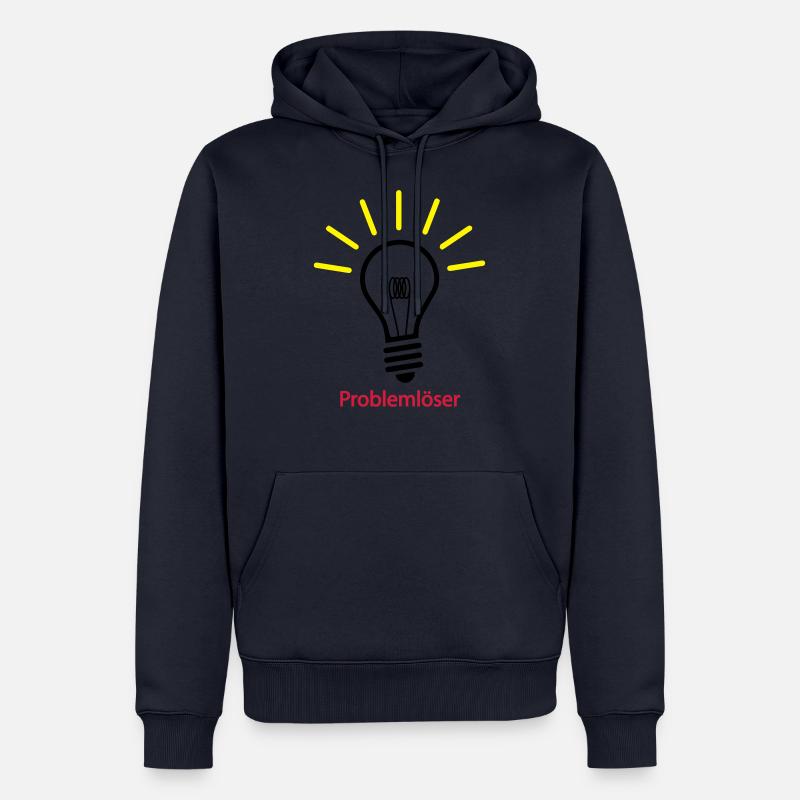 Problemlöser - Männer Premium Bio Hoodie - Navy