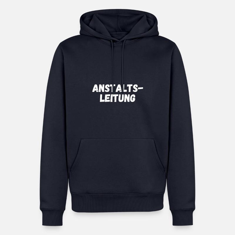 Anstaltsleitung Arbeitsplatz Profi Chef Arbeit - Männer Premium Bio Hoodie - Navy