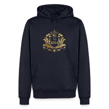 20th Birthday "Semper Verum - Established 08/2004 - Men’s Premium Organic Hoodie - navy - Front - Nico (187cm)