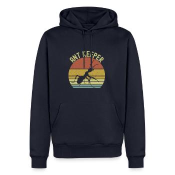 Ant - Men’s Premium Organic Hoodie - navy - Front - Nico (187cm)