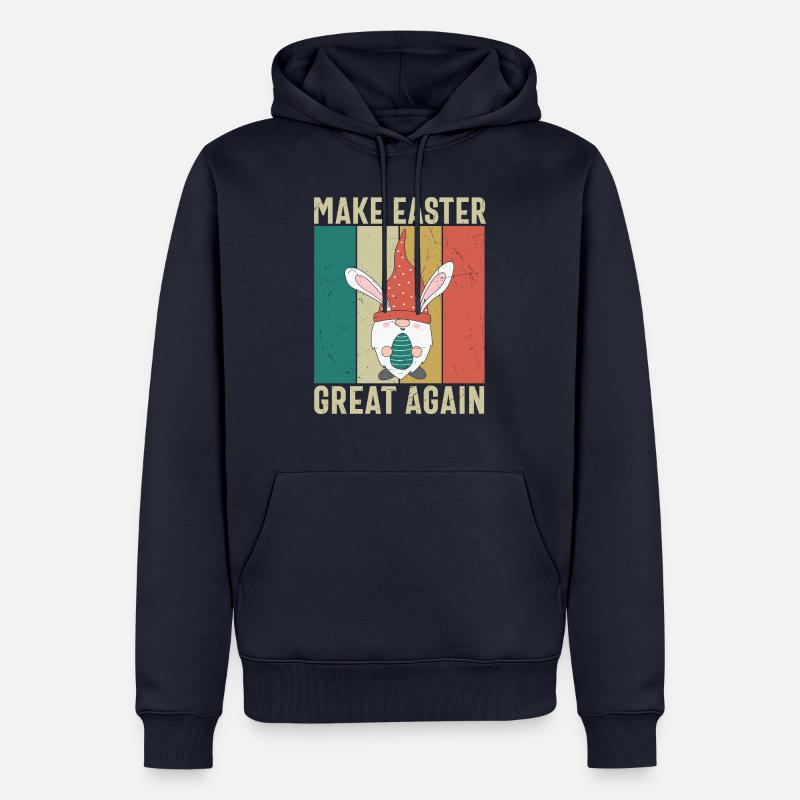 Make Easter Great Again - Männer Premium Bio Hoodie - Navy