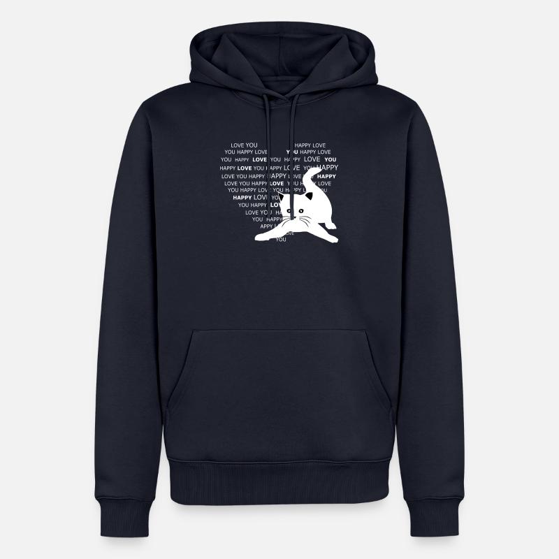 Mon petit chaton - Sweat à capuche Premium bio Homme - bleu marine
