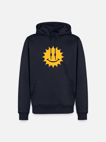 sun - Men’s Premium Organic Hoodie - navy