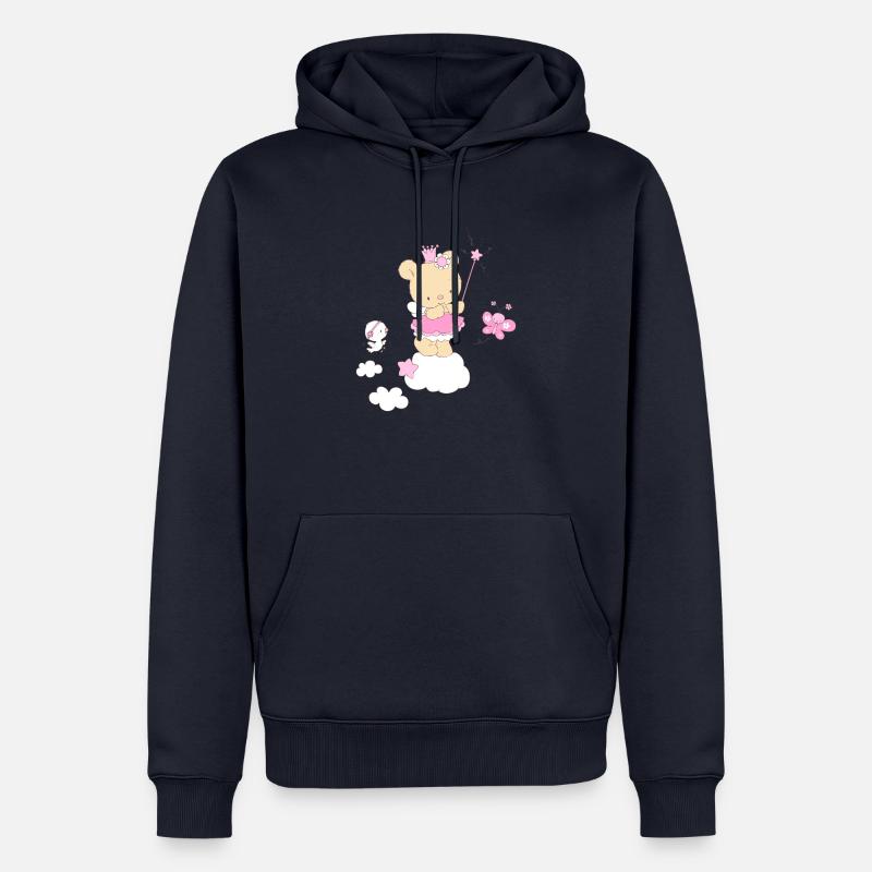 Magic Teddy Bear Princess - Sweat à capuche Premium bio Homme - bleu marine
