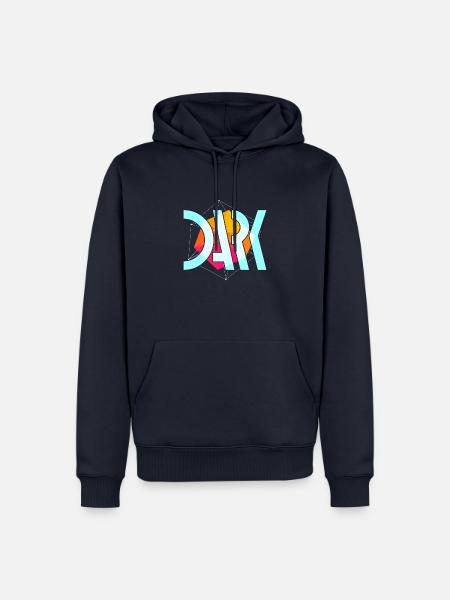 Dark Streetwear - Männer Premium Bio Hoodie - Navy