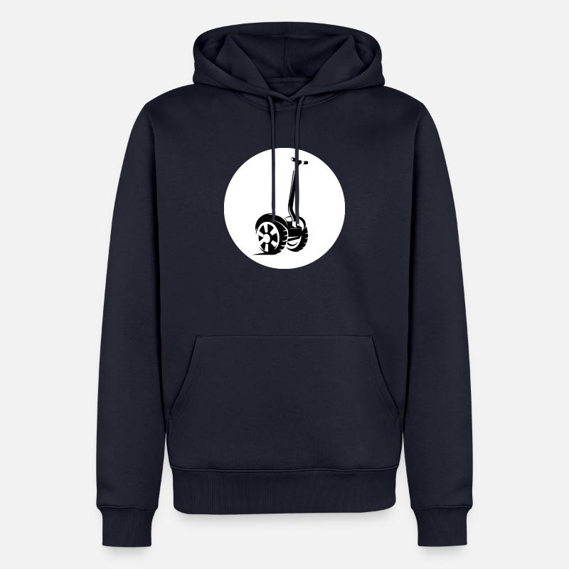 E-Scooter E-Roller Scooter - Sweat à capuche Premium bio Homme - bleu marine