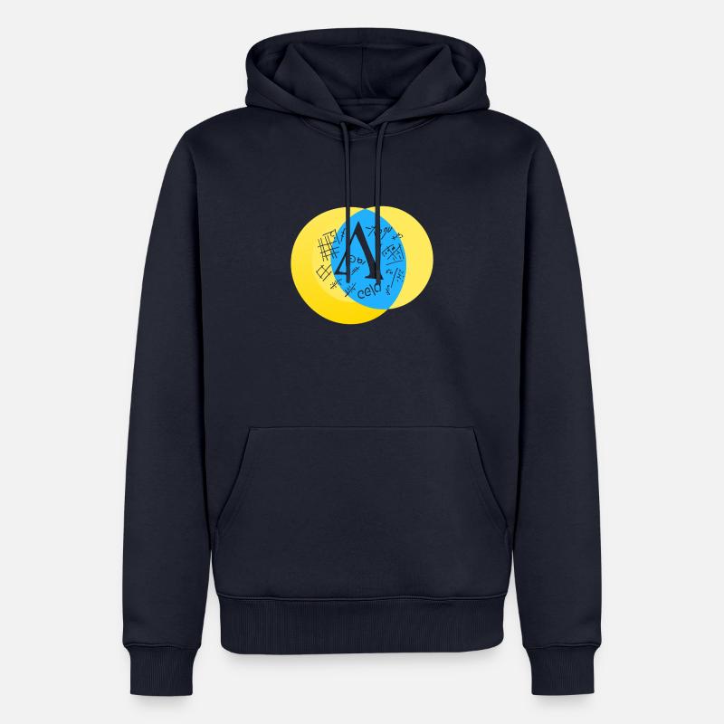 Math Math Math Problems - Men’s Premium Organic Hoodie - navy