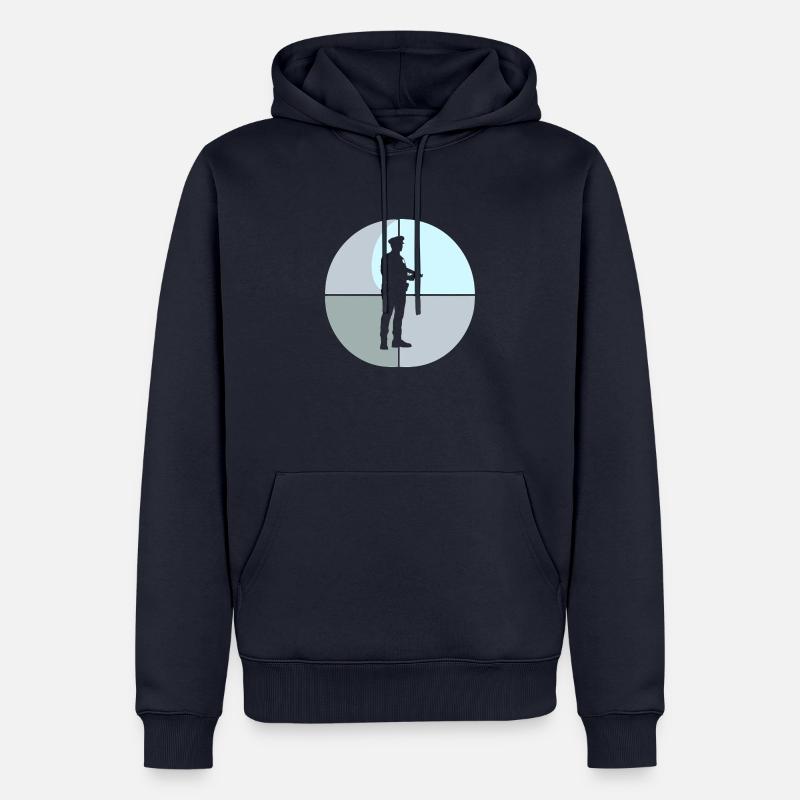 Polizei Beamter Verbrechensbekaempfung - Männer Premium Bio Hoodie - Navy