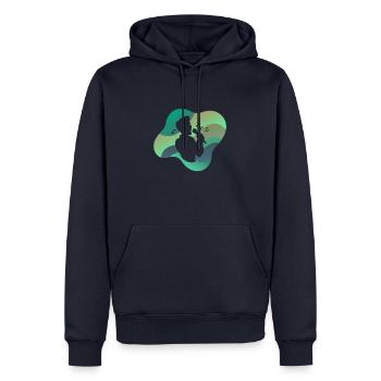 Singen Chor Karaoke - Männer Premium Bio Hoodie - Navy - Vorne - Nico (187cm)