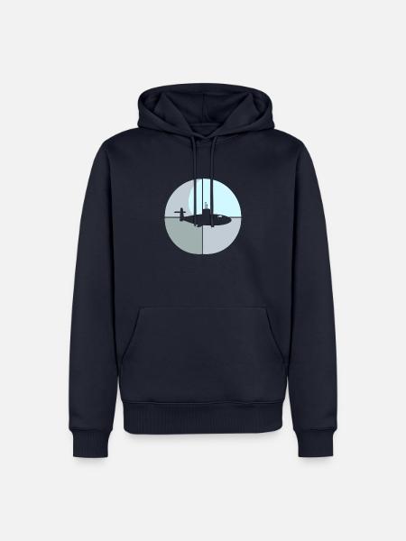 Uboot Navy Militaer - Männer Premium Bio Hoodie - Navy