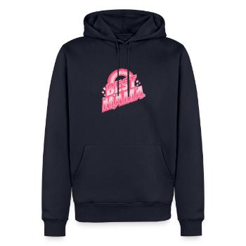 Meilleure maman | Meilleure mère - Sweat à capuche Premium bio Homme - bleu marine - Devant - Nico (187cm)