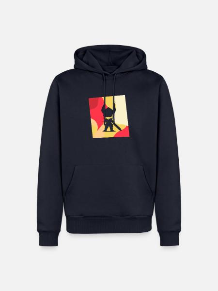 Wikinger Seefahrer Runen - Männer Premium Bio Hoodie - Navy