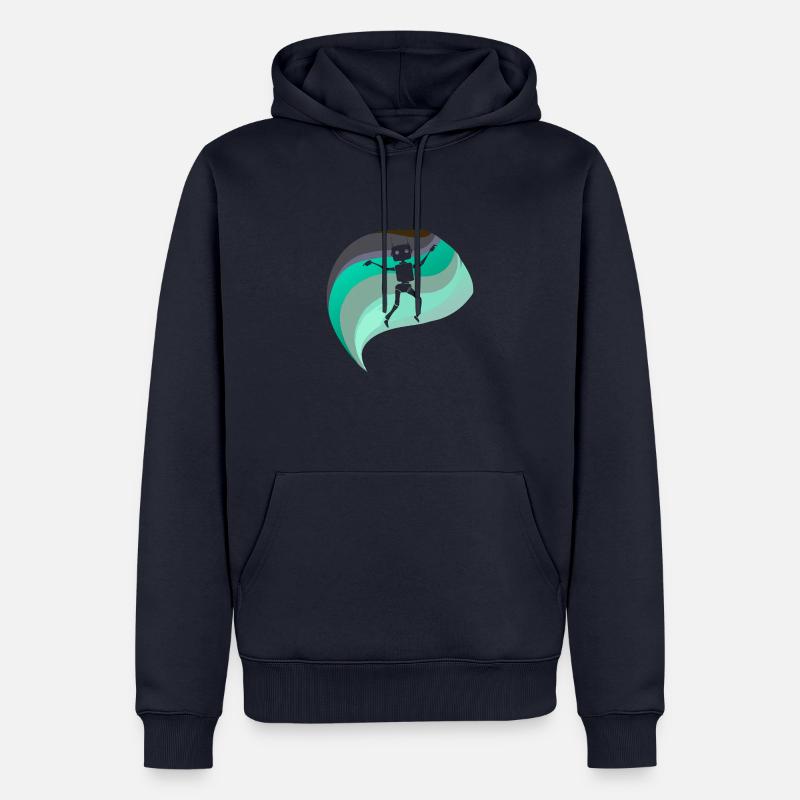 Robotik Tech Robotics - Männer Premium Bio Hoodie - Navy