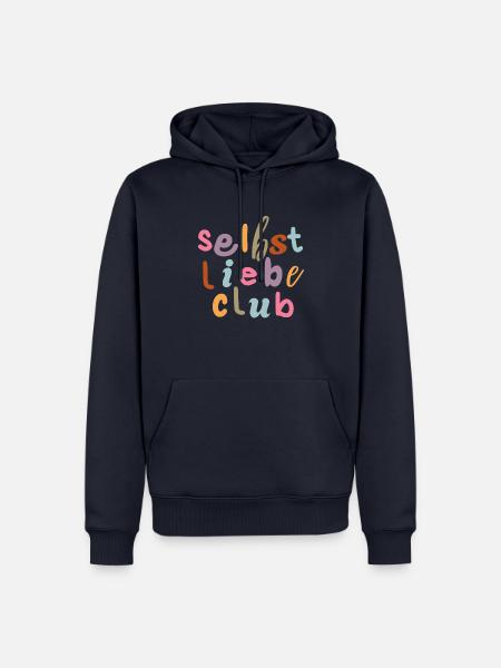 Selbstliebe Club - Männer Premium Bio Hoodie - Navy