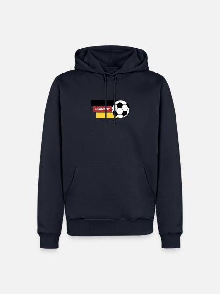Deutschland Fussball - Männer Premium Bio Hoodie - Navy