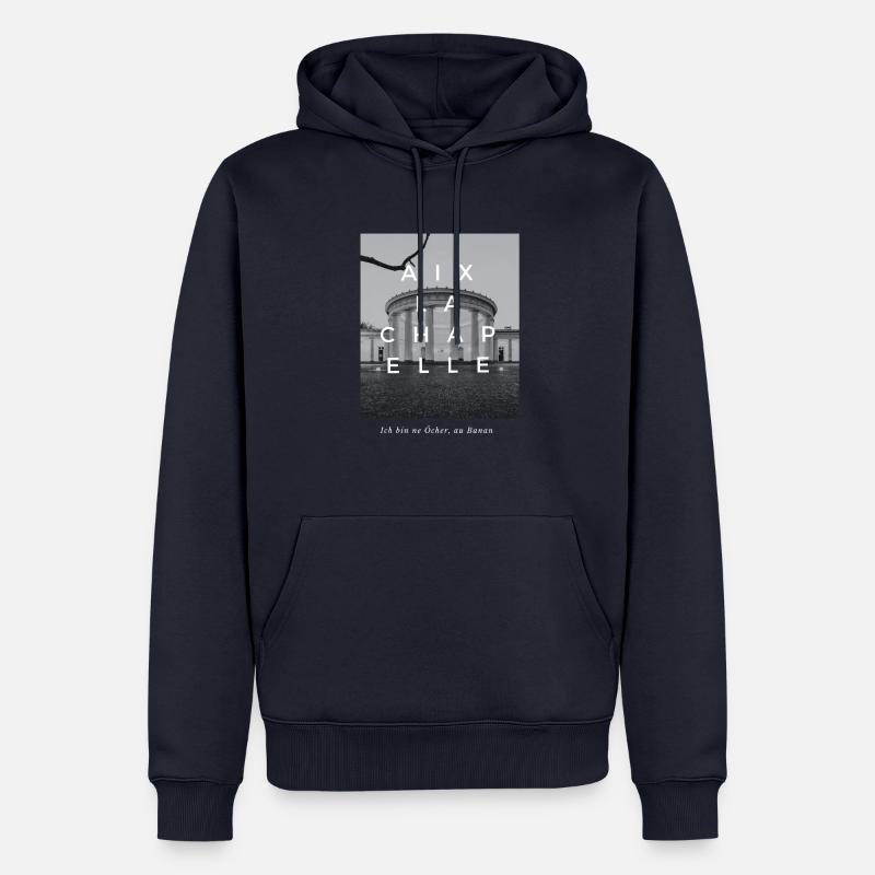 Aachen - Männer Premium Bio Hoodie - Navy