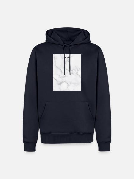 be free. - Männer Premium Bio Hoodie - Navy