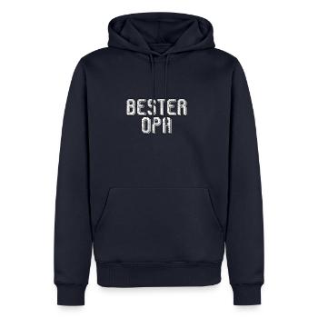 Bester Opa - Männer Premium Bio Hoodie - Navy - Vorne - Nico (187cm)