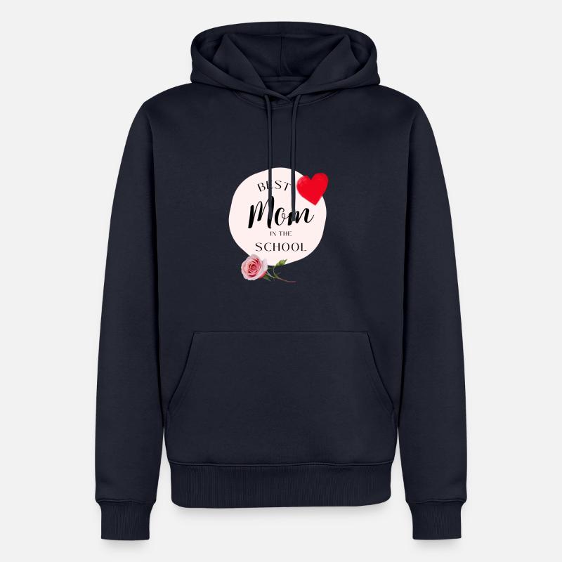 Beste Mutter der Schule - Männer Premium Bio Hoodie - Navy