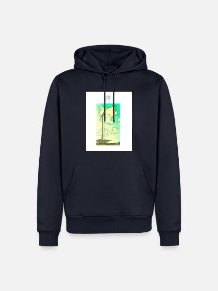FIRE Ancenstors - Männer Premium Bio Hoodie - Navy