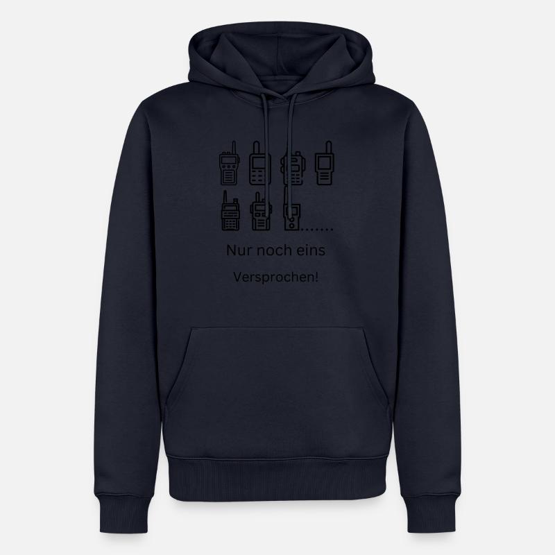 Nur noch ein. Versprochen - Männer Premium Bio Hoodie - Navy