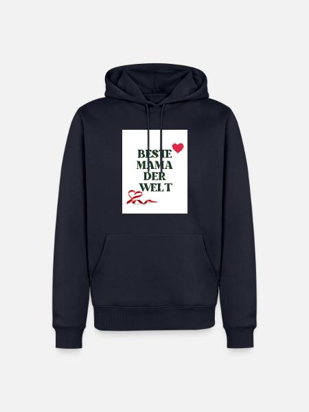 Beste Mama der Welt - Männer Premium Bio Hoodie - Navy