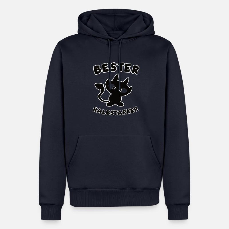 cooles bester Halbstarker Design - Männer Premium Bio Hoodie - Navy