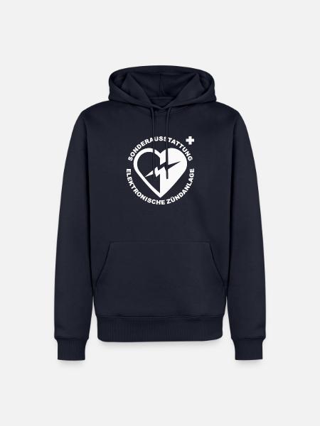 Defi-Shirt, schwarz - Männer Premium Bio Hoodie - Navy
