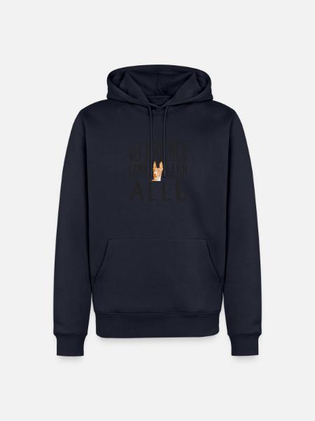 Coole Hunde Spruch - Männer Premium Bio Hoodie - Navy