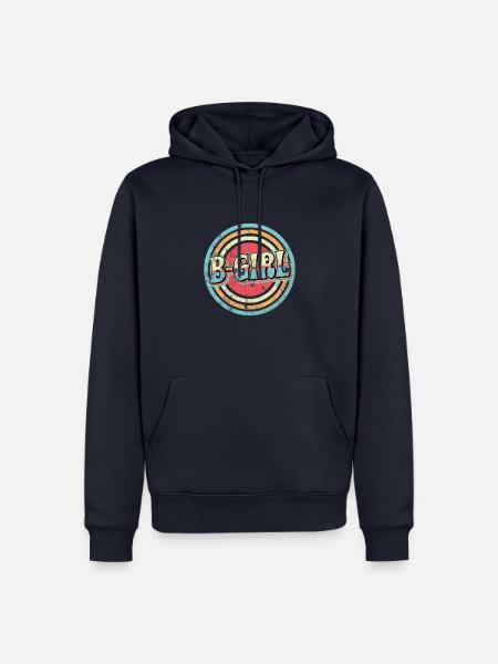 b-Girl Breakdance Girl - Männer Premium Bio Hoodie - Navy