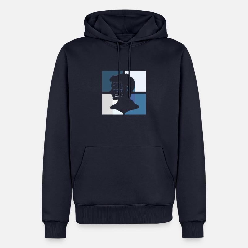 Math Geometry Math Problems - Men’s Premium Organic Hoodie - navy