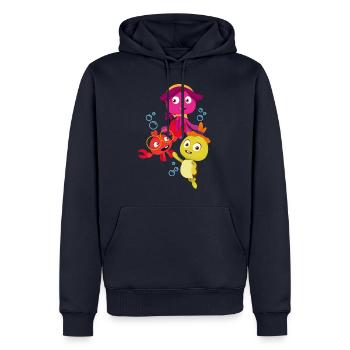 Maari - Abenteuer Am Riff Maari Mit Tuts Und Fin - Männer Premium Bio Hoodie - Navy - Vorne - Nico (187cm)