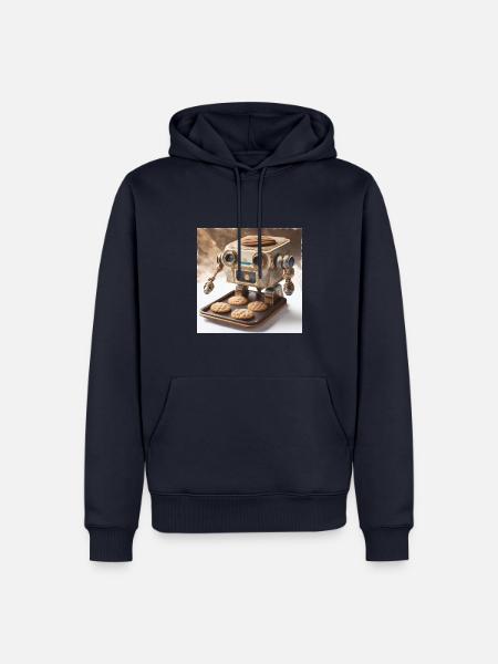 Robo Chef - Männer Premium Bio Hoodie - Navy