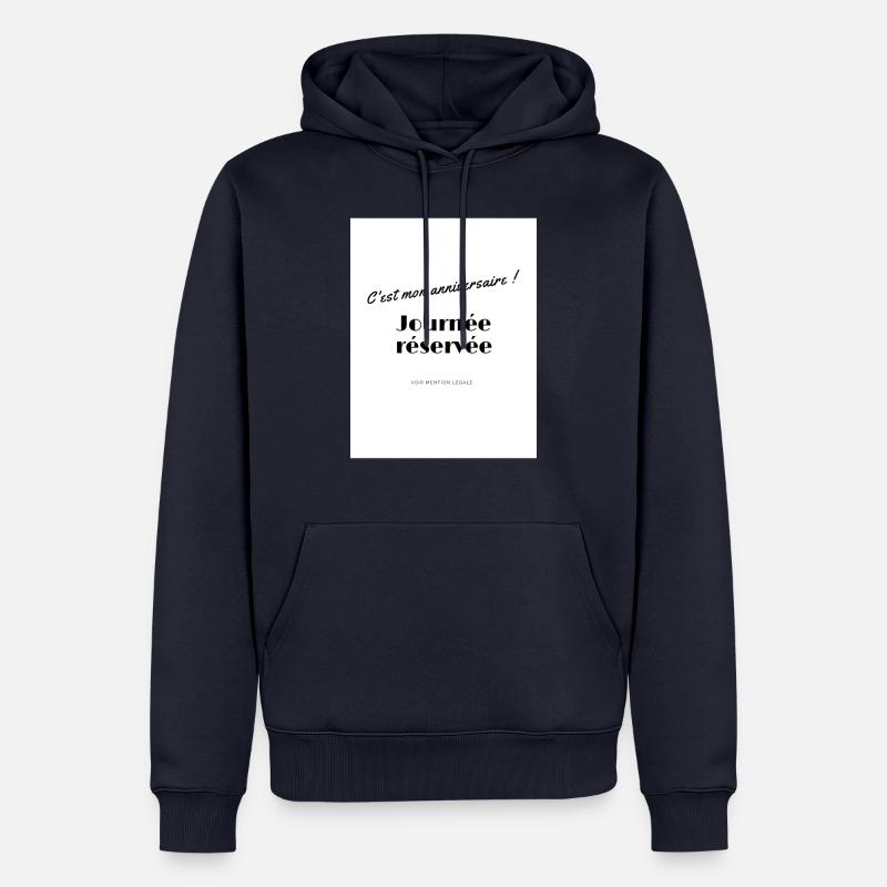 C'est mon anniversaire ! - Sweat à capuche Premium bio Homme - bleu marine