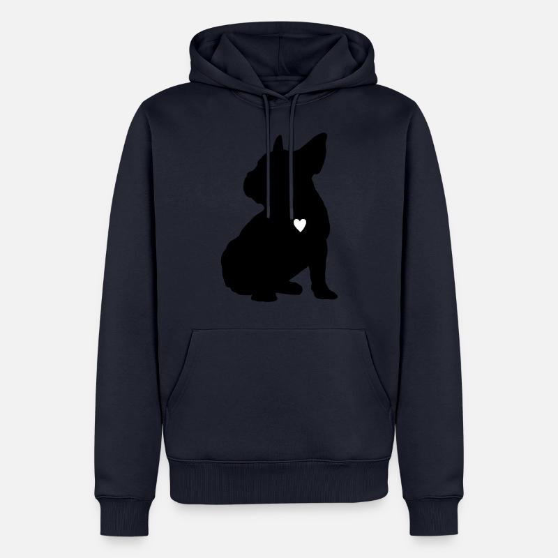 Bully for my heart - Männer Premium Bio Hoodie - Navy