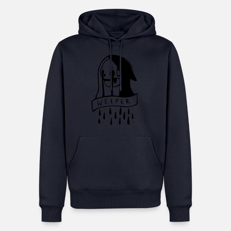 weeper - Männer Premium Bio Hoodie - Navy