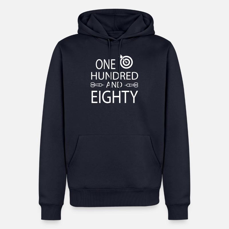 Darts Dart - Männer Premium Bio Hoodie - Navy
