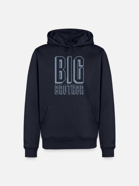 BIG BROTHER - Männer Premium Bio Hoodie - Navy
