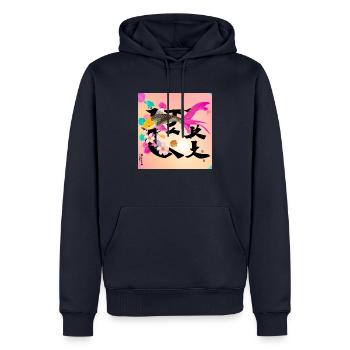 Koi karpfen,koi, karpfen,japanisch, kawai - Männer Premium Bio Hoodie - Navy - Vorne - Nico (187cm)